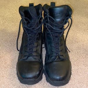 5.11 black 6 inch high non slip Tactical boots